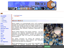 Tablet Screenshot of brace.de